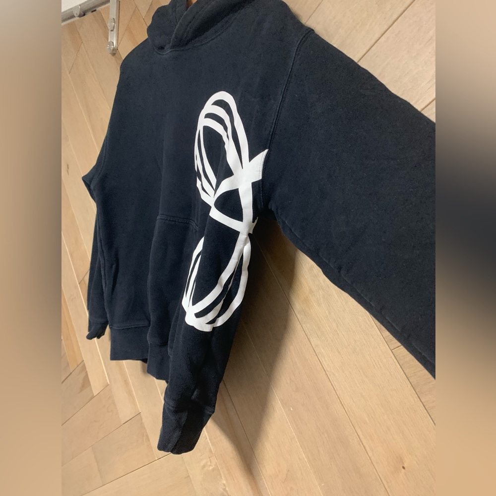 TNA Black Hoodie with White Logo